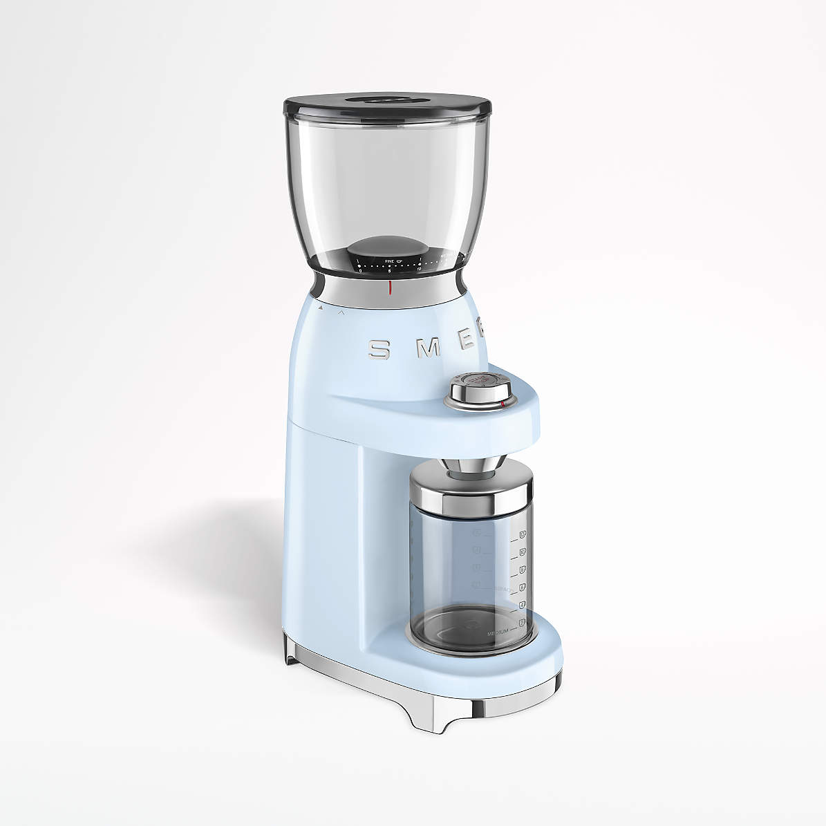  Smeg 50's Retro Pastel Blue Coffee Grinder : Home & Kitchen