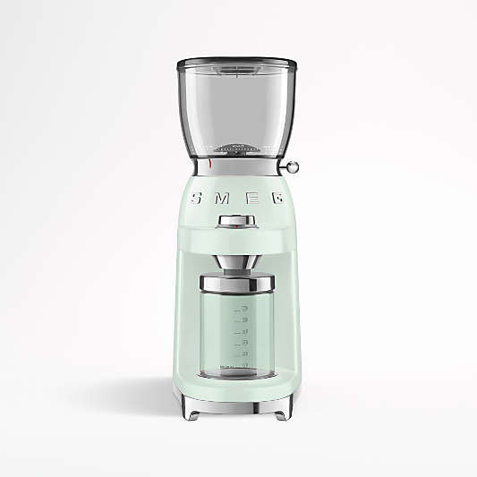 SMEG Pastel Green Conical Burr Coffee Grinder