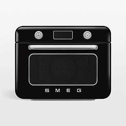 SMEG Black Countertop Air Fry Oven With Steam