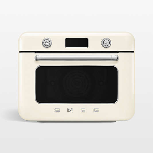 SMEG Cream Countertop Air Fry Oven With Steam