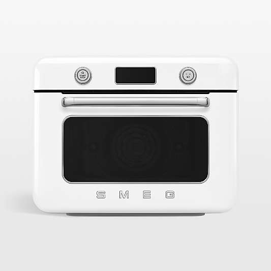 SMEG White Countertop Air Fry Oven with Steam