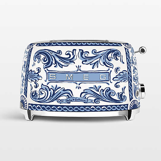 SMEG Dolce & Gabbana Blu Mediterraneo 2-Slice Toaster