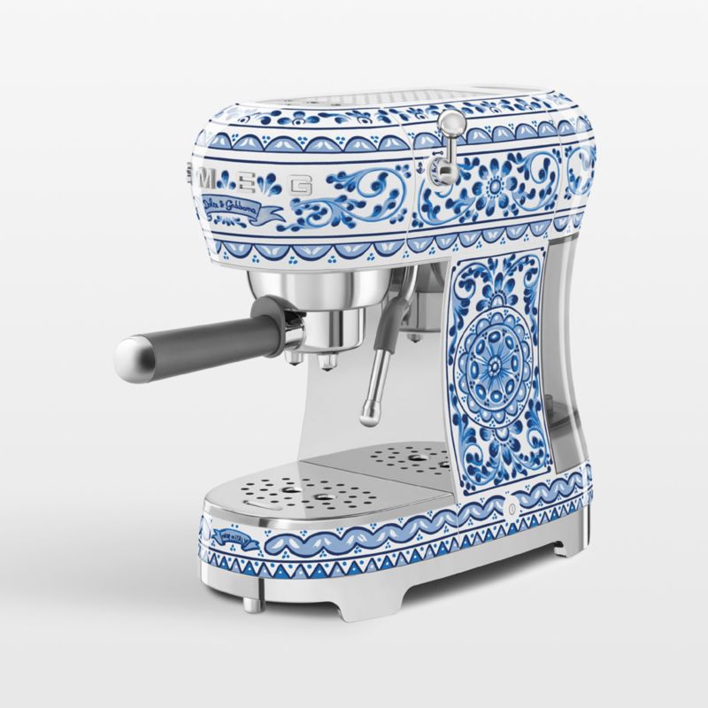 SMEG Dolce & Gabbana Blu Mediterrano Manual Espresso Maker - image 0 of 1