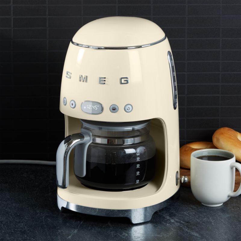 HADEN Putty Beige Programmable Drip Coffee Maker + Reviews