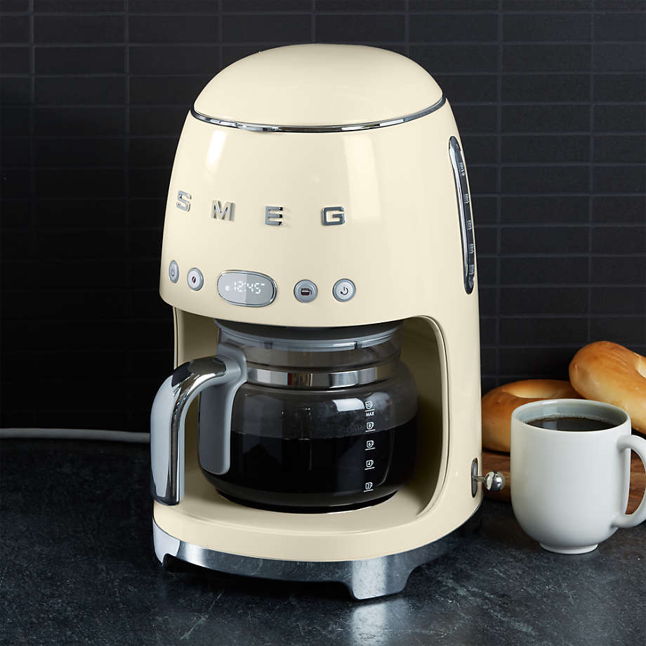 Smeg Cream Drip Coffee Maker + Reviews | Crate & Barrel