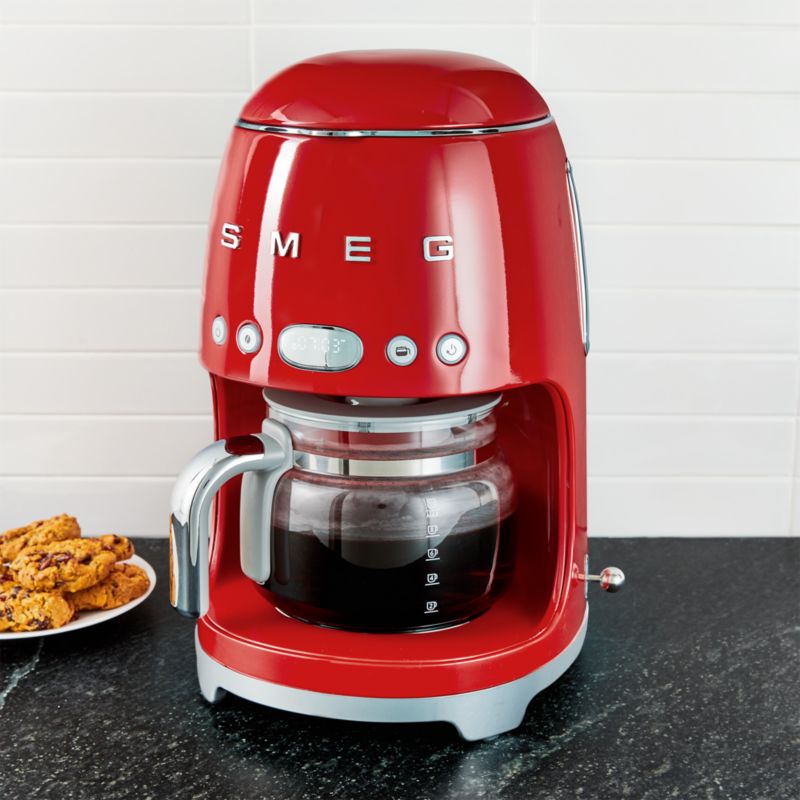 SMEG Red Drip Coffee Maker - image 2 of 10