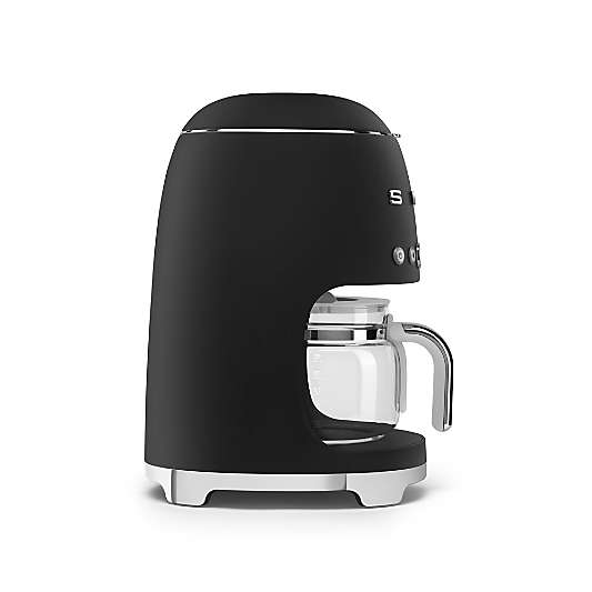 SMEG Matte Black Drip Coffee Maker