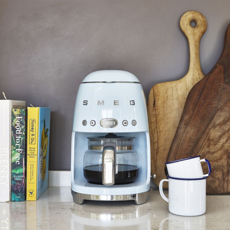 SMEG Pastel Blue Drip Coffee Maker - image 1 of 10