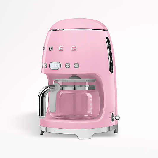 SMEG Pink Retro Drip Coffee Maker