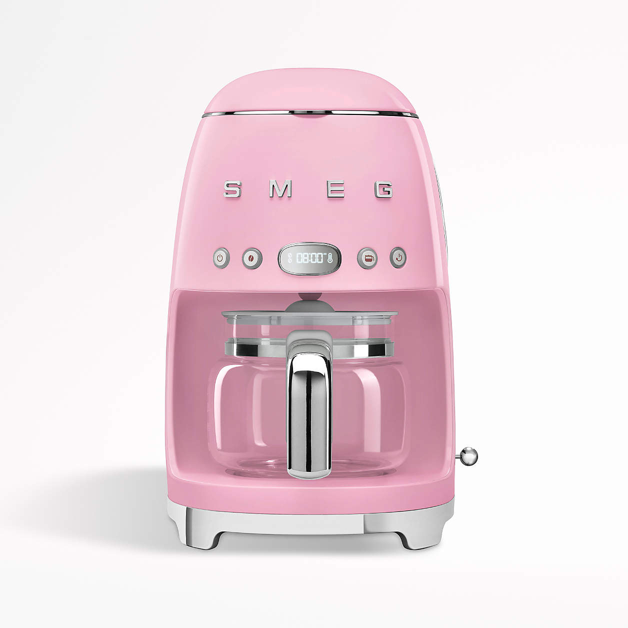 Smeg Pink Drip Coffee Maker + Reviews Crate & Barrel