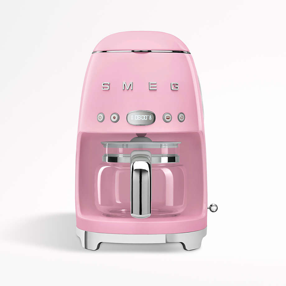 unbox my new coffee maker with me 🥹💗 #smeg #coffeemaker #pinkcoffeem