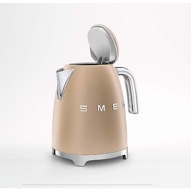 Smeg Matte Jade Green Electric Tea Kettle by Crate and Barrel - Dwell