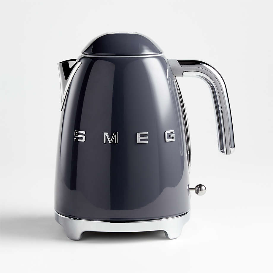 Smeg Slate Grey Electric Tea Kettle Crate & Barrel