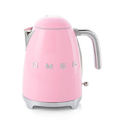 Smeg Black Retro Electric Tea Kettle + Reviews | Crate & Barrel