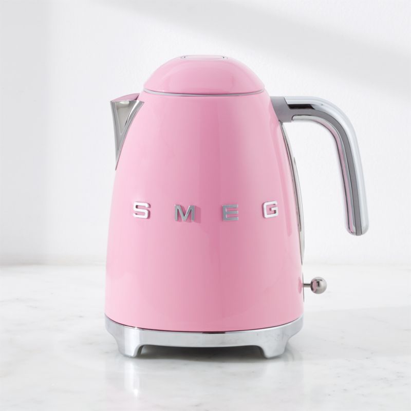 Smeg Matte Jade Green Electric Tea Kettle by Crate and Barrel - Dwell