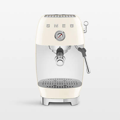 SMEG Cream Semi-Automatic Espresso Machine with Cold Brew