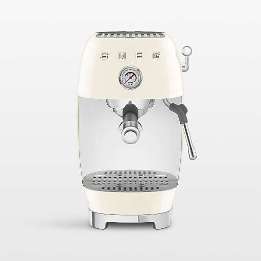 SMEG Cream Retro Manual Espresso Machine