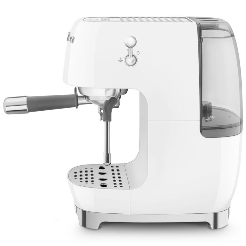 SMEG White Semi-Automatic Espresso Machine with Cold Brew - image 2 of 3