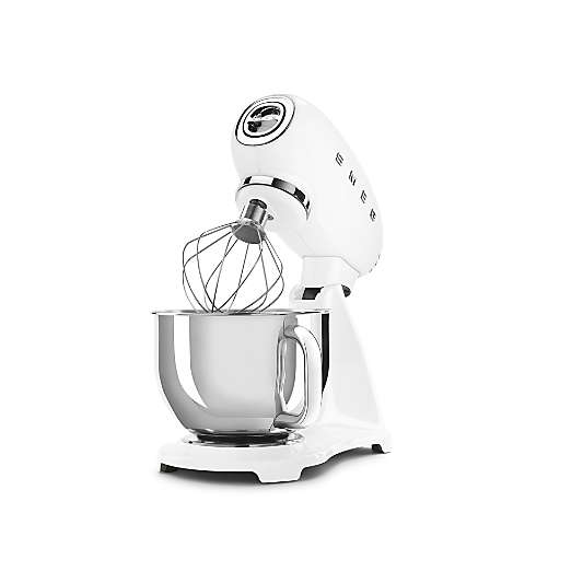 SMEG Full-Color White Retro 5-Qt. Stand Mixer