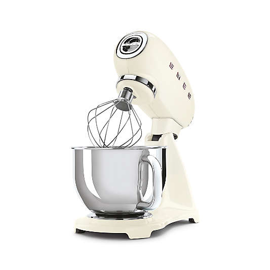SMEG Full-Color Cream Retro 5-Qt. Stand Mixer
