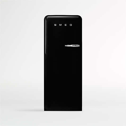 SMEG FAB 28 Full-Size Black Left-Hinge Refrigerator