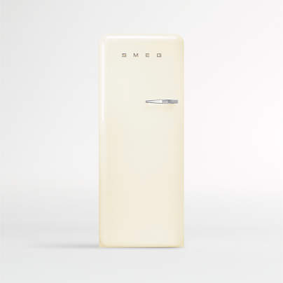 SMEG FAB 28 Full-Size Cream Left-Hinge Refrigerator