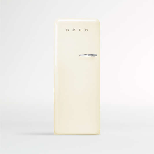 SMEG FAB 28 Full-Size Cream Left-Hinge Refrigerator