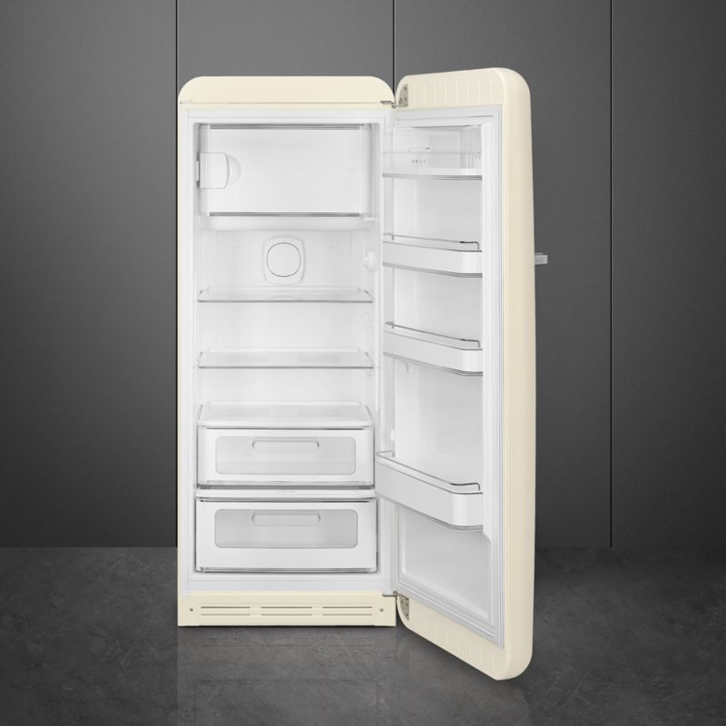 SMEG FAB 28 Full-Size Cream Right-Hinge Refrigerator - image 1 of 5