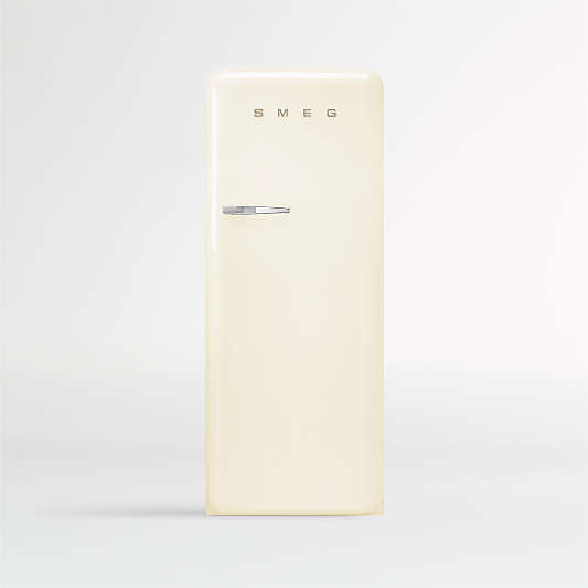 SMEG FAB 28 Full-Size Cream Right-Hinge Refrigerator