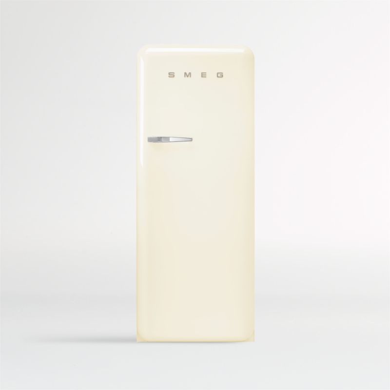 SMEG FAB 28 Full-Size Cream Right-Hinge Refrigerator