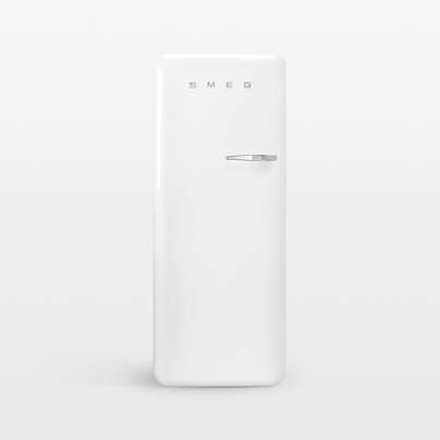 SMEG FAB 28 Full-Size White Left-Hinge Refrigerator