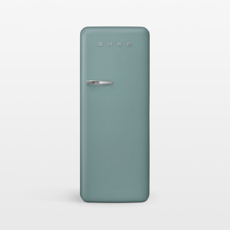 SMEG FAB 28 Full-Size Matte Jade Green Right-Hinge Refrigerator - image 0 of 7