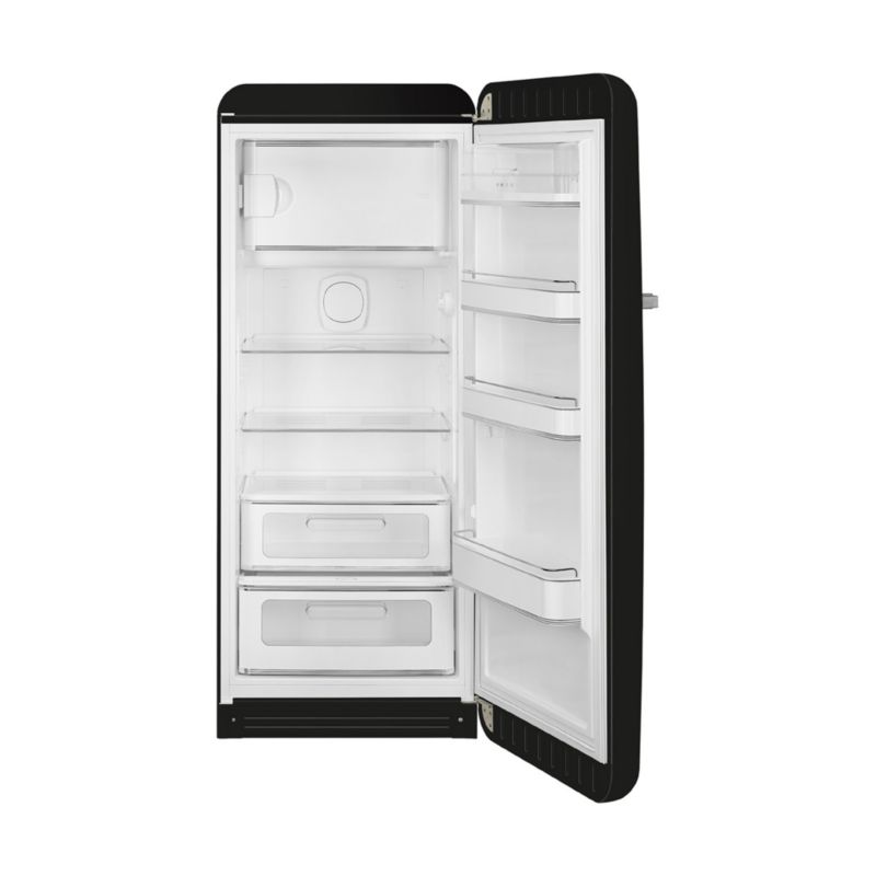 SMEG FAB 28 Full-Size Matte Black Right-Hinge Refrigerator - image 1 of 6