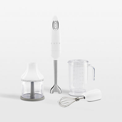 View SMEG White Hand Blender with Accessories details