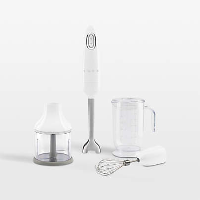 SMEG White Hand Blender with Accessories