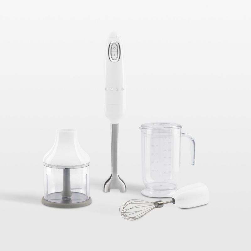 SMEG Cream Hand Blender with Accessories + Reviews | Crate & Barrel