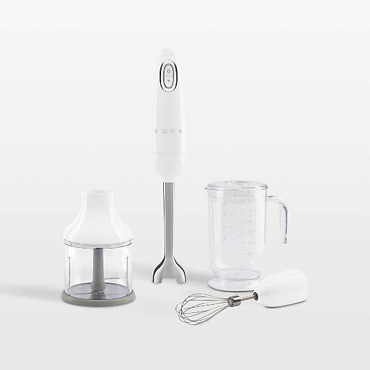 SMEG White Hand Blender with Accessories