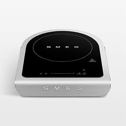 SMEG Matte Black Portable Induction Cooker