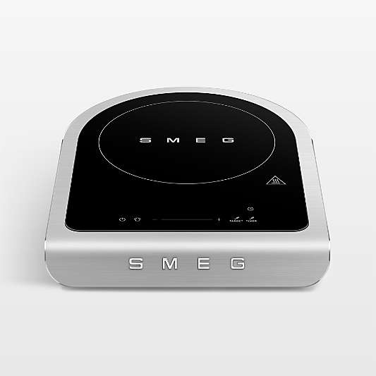 SMEG Matte Black Portable Induction Cooker