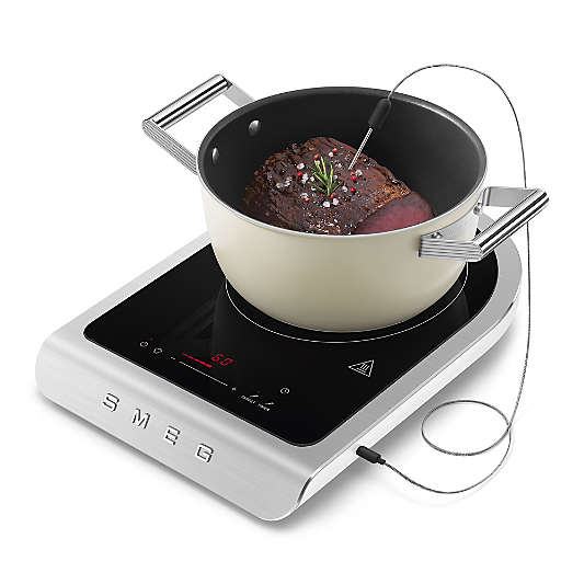 SMEG Matte White Portable Induction Cooker