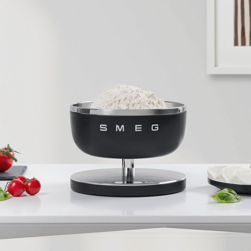 SMEG Matte Black Contemporary Kitchen Scale - image 2 of 7