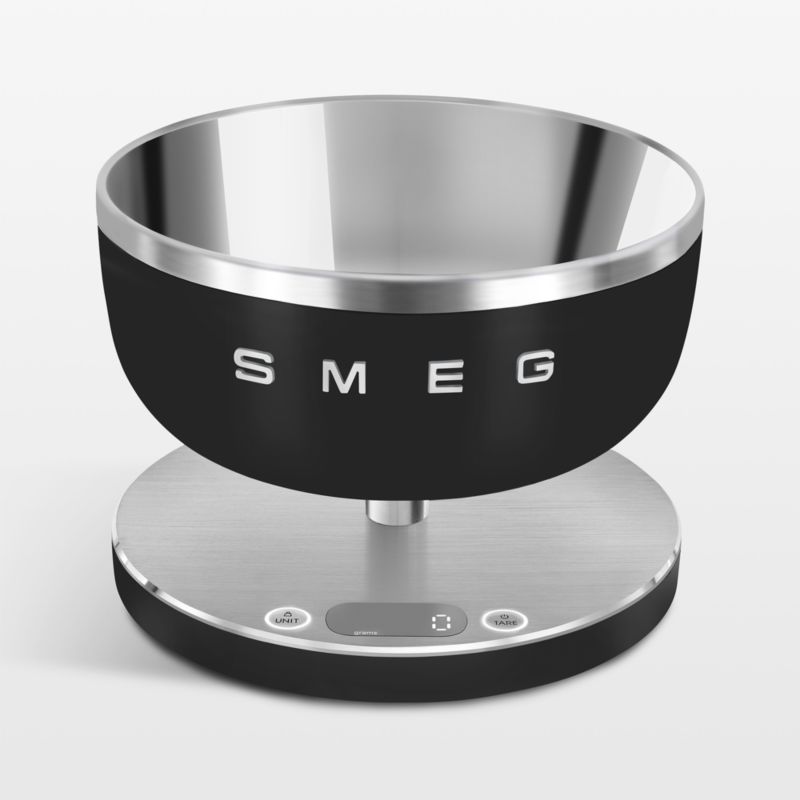 SMEG Matte Black Contemporary Kitchen Scale - image 0 of 7