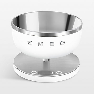 View SMEG Matte White Contemporary Kitchen Scale details