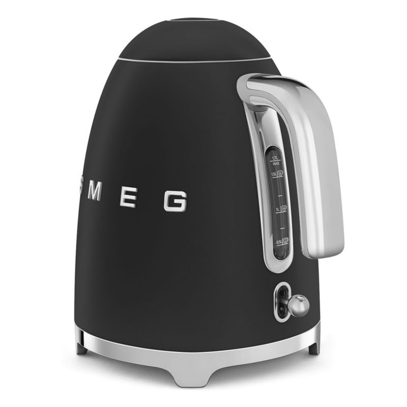 SMEG Matte Black Retro Electric Kettle - image 1 of 4