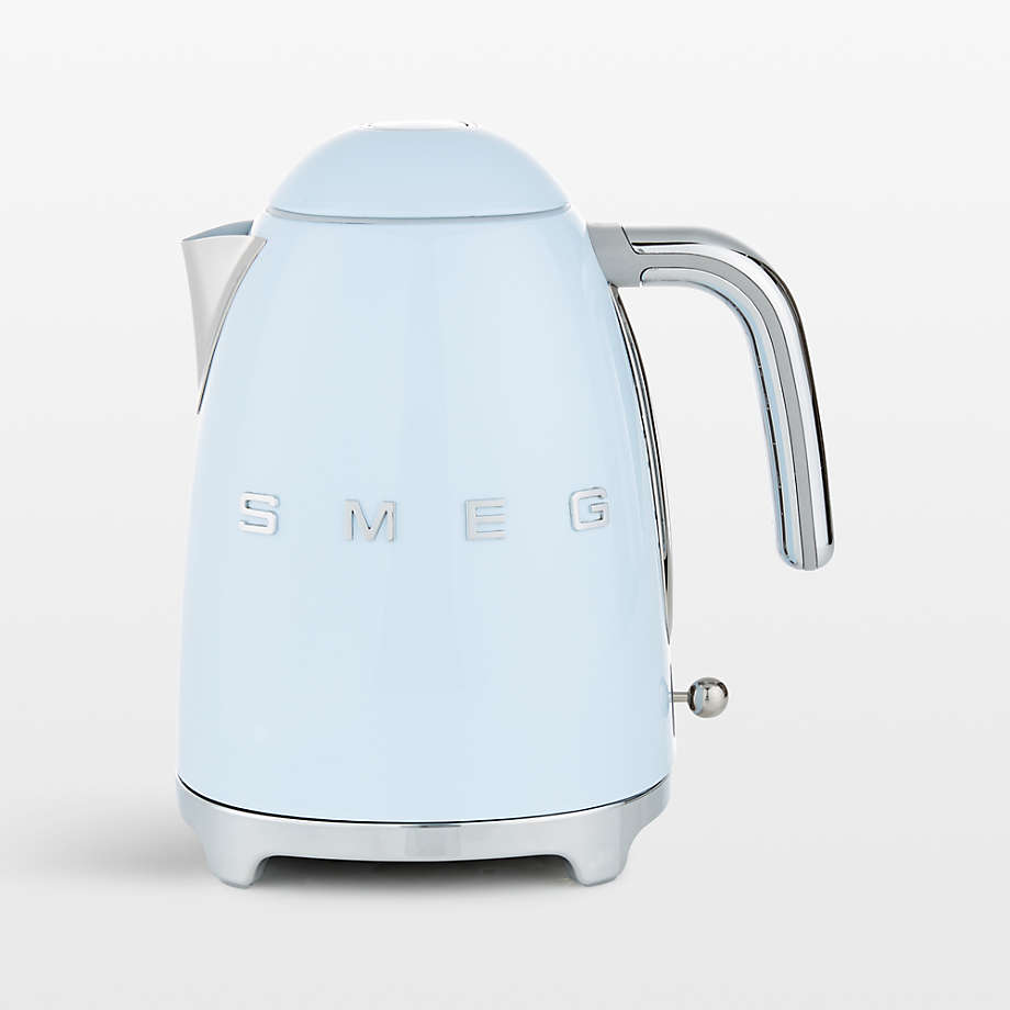 Smeg Pastel Blue Retro Electric Tea Kettle + Reviews | Crate u0026 Barrel