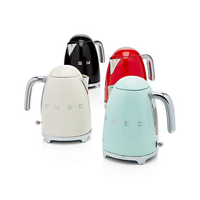 Smeg Matte White Electric Kettle | Crate & Barrel