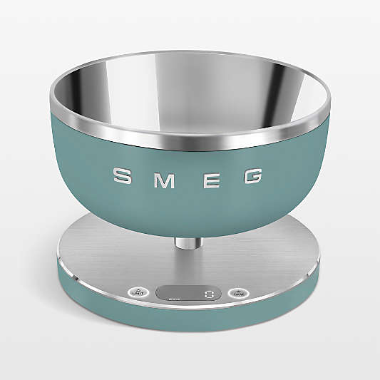 SMEG Matte Jade Green Contemporary Kitchen Scale