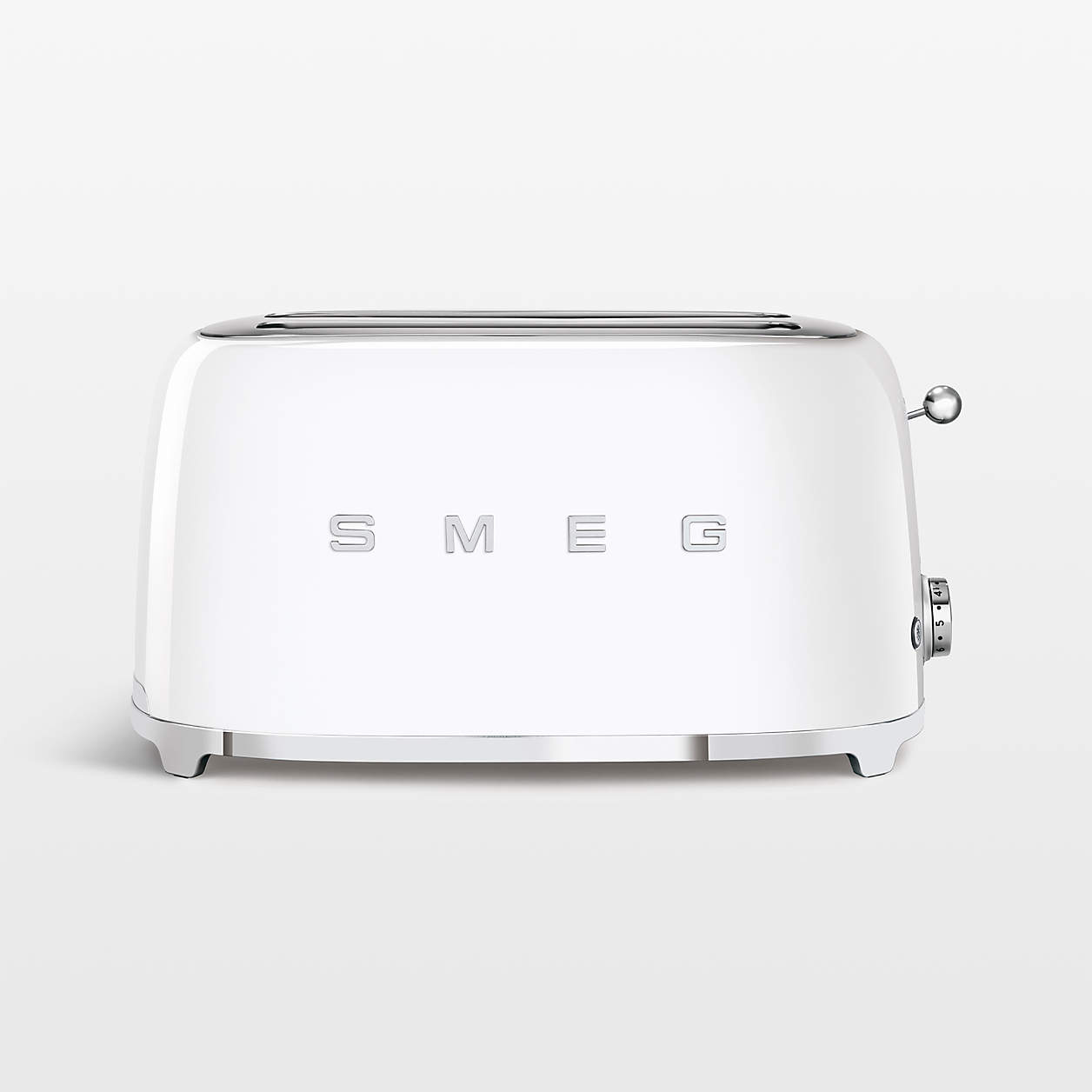 Smeg White LongSlot Toaster Crate & Barrel Canada