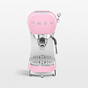 SMEG Pink Retro Manual Espresso Machine