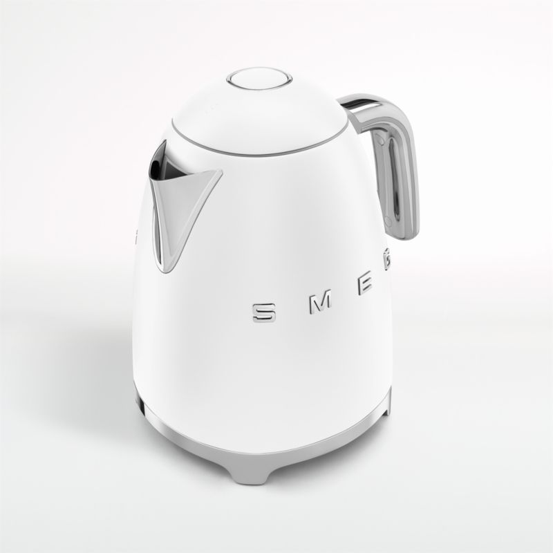 Smeg Matte Jade Green Electric Tea Kettle by Crate and Barrel - Dwell